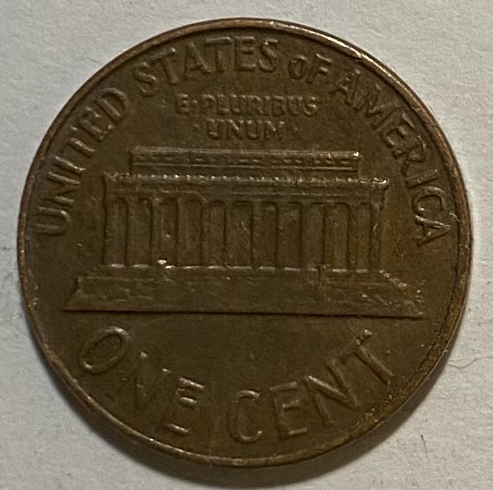 Penny Lincoln Memorial 1964 D  coin collectible - Main Image 2