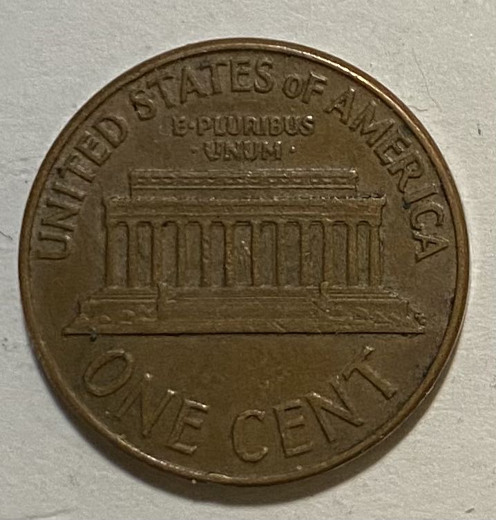 Penny Lincoln Memorial 1959  coin collectible - Main Image 2