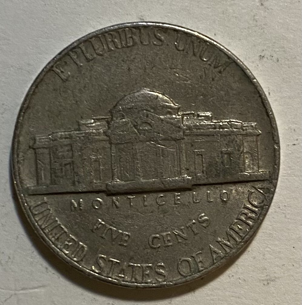 Nickel Jefferson 1975 D  coin collectible - Main Image 2