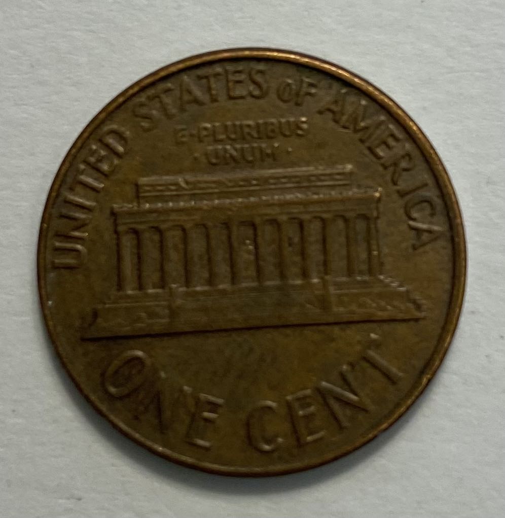 Penny Lincoln Memorial 1962 D  coin collectible - Main Image 2