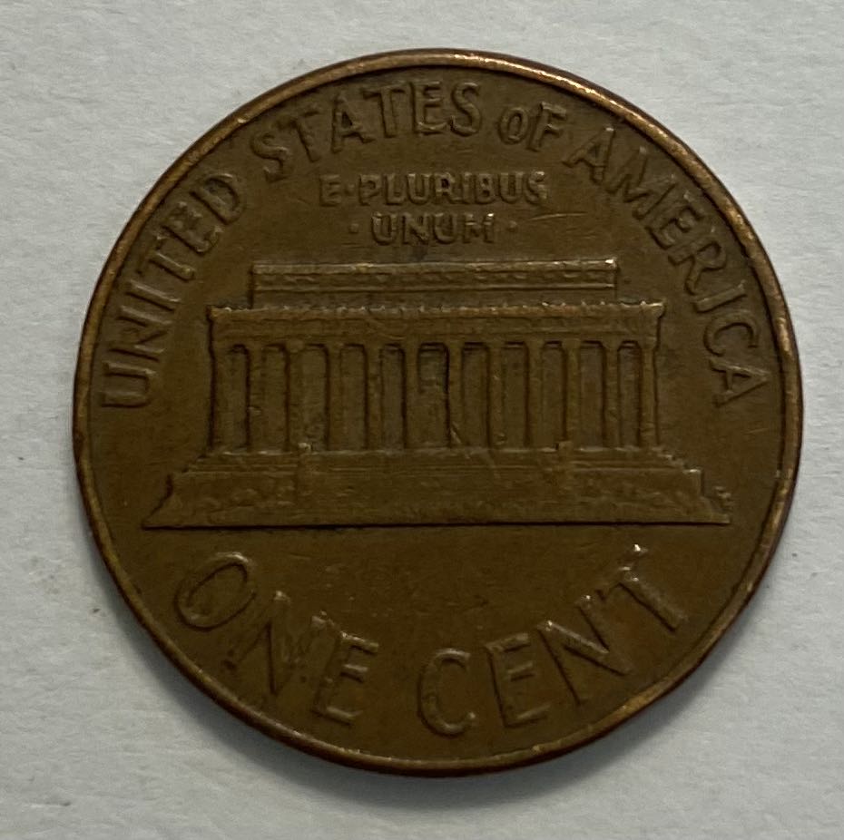Penny Lincoln Memorial 1963  coin collectible - Main Image 2