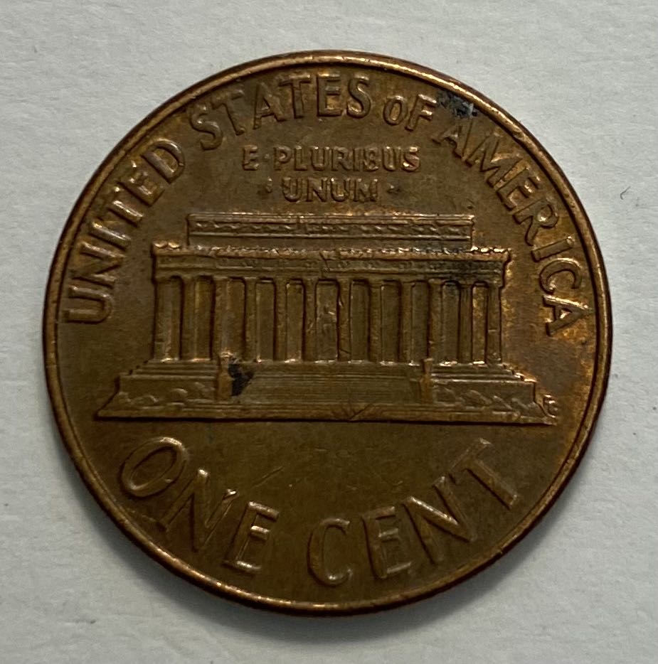 Penny Lincoln Memorial 1964  coin collectible - Main Image 2