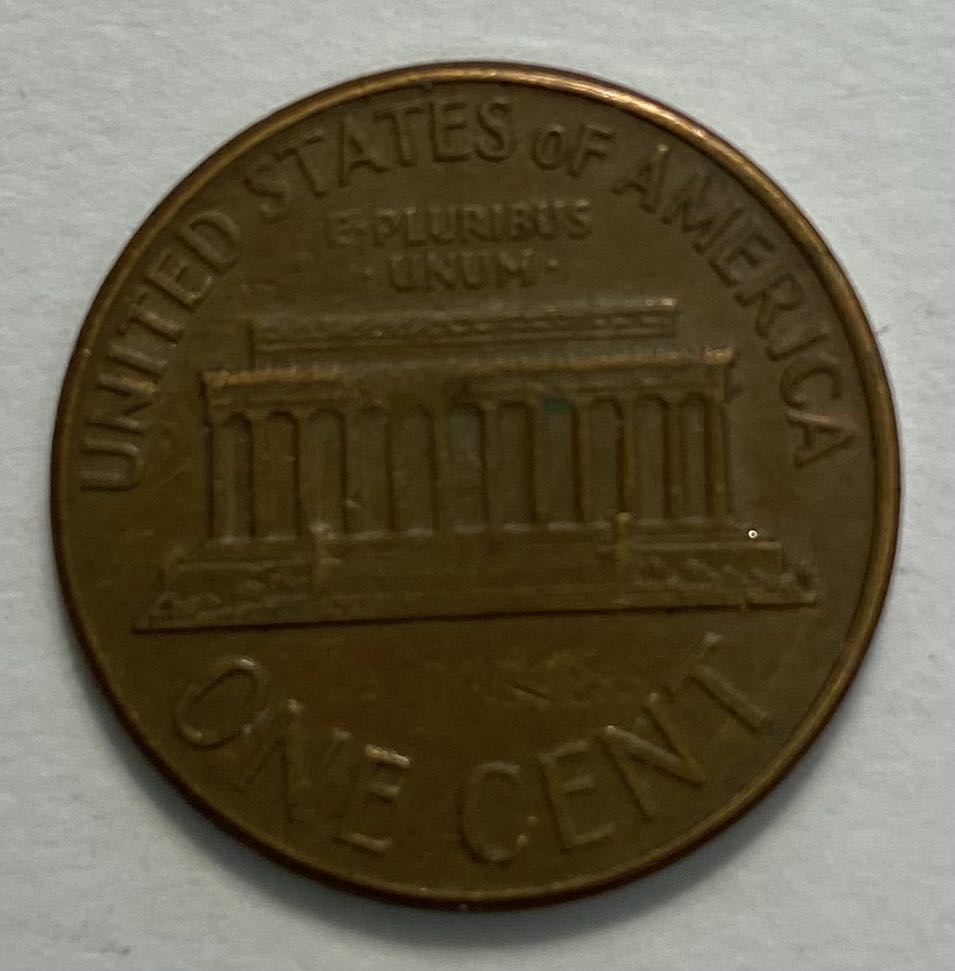 Penny Lincoln Memorial 1966  coin collectible - Main Image 2