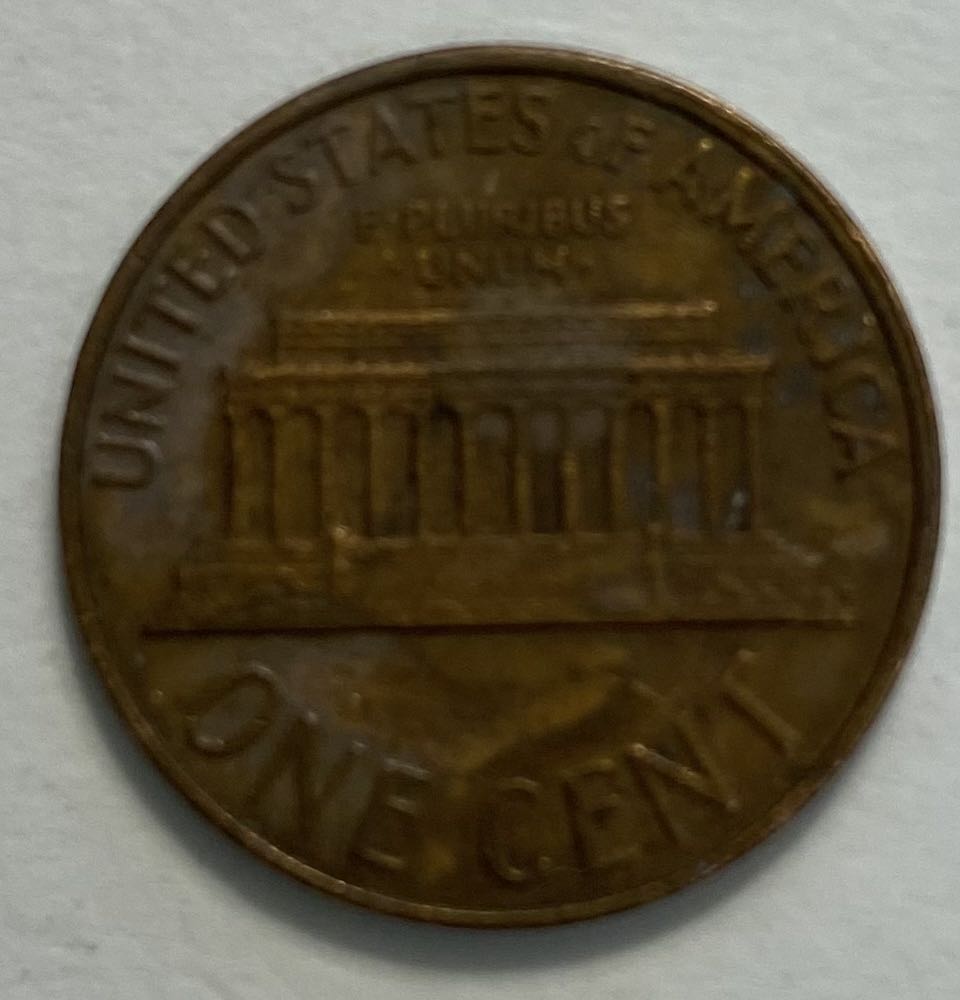 Penny Lincoln Memorial 1968 D  coin collectible - Main Image 2