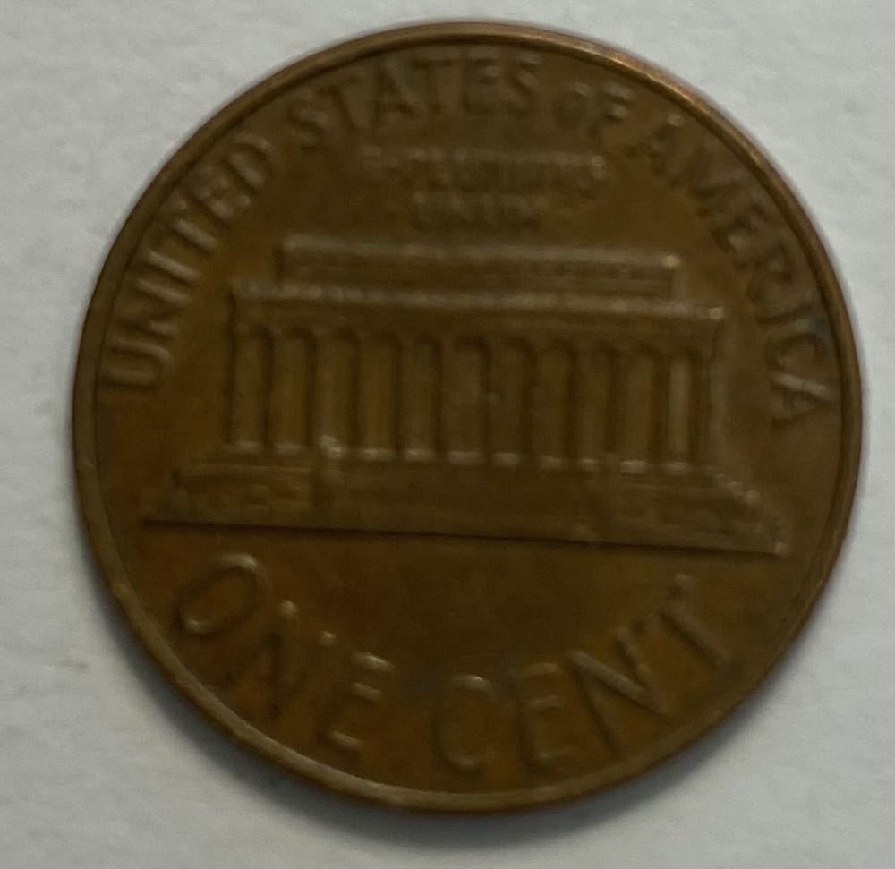 Penny Lincoln Memorial 1968 D  coin collectible - Main Image 2