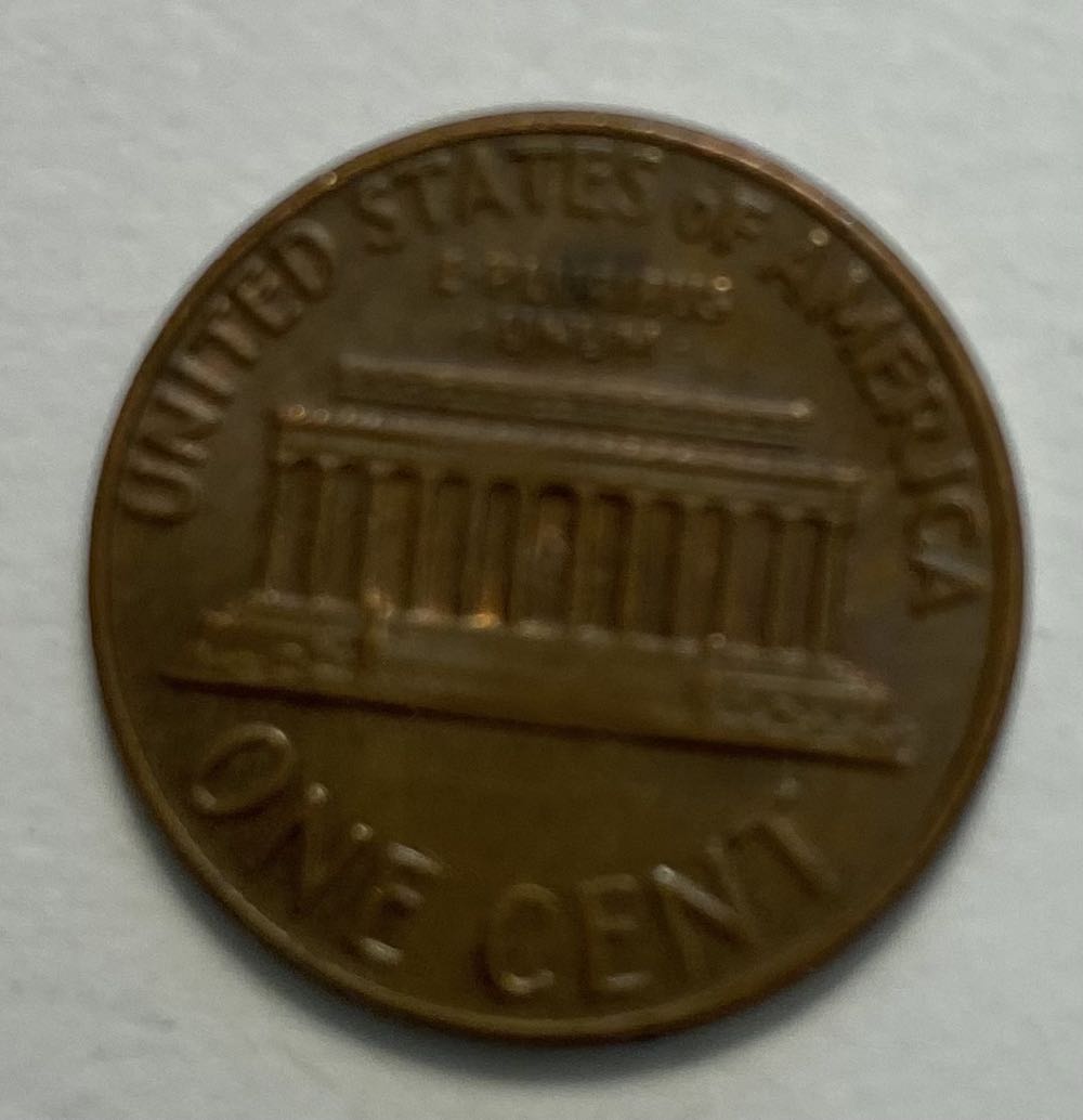 Penny Lincoln Memorial 1969 D  coin collectible - Main Image 2
