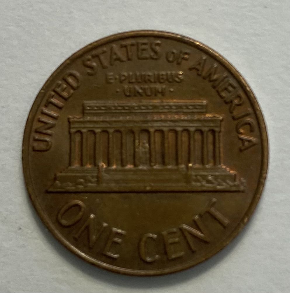 Penny Lincoln Memorial 1970  coin collectible - Main Image 2
