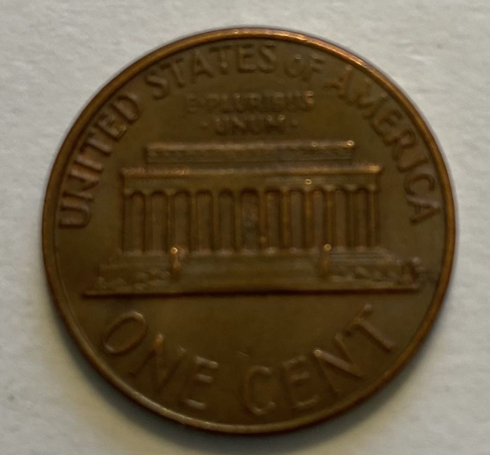 Penny Lincoln Memorial 1973 D  coin collectible - Main Image 2