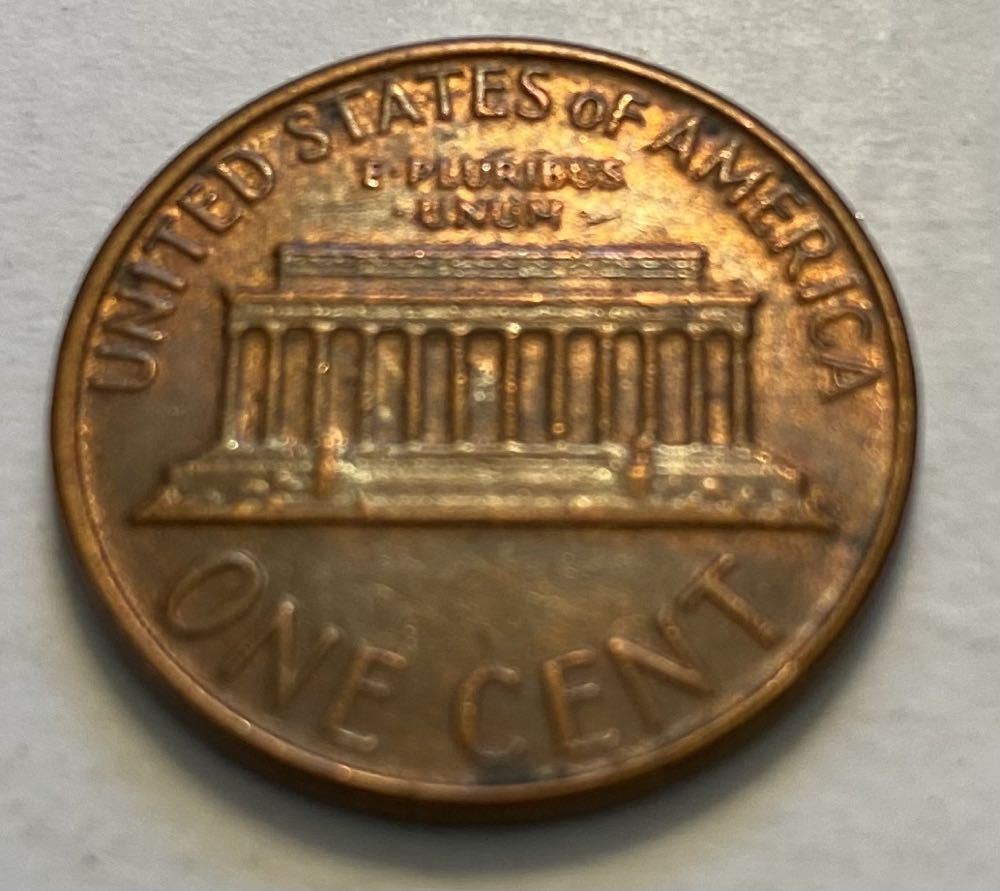 Penny Lincoln Memorial 1976 D  coin collectible - Main Image 2