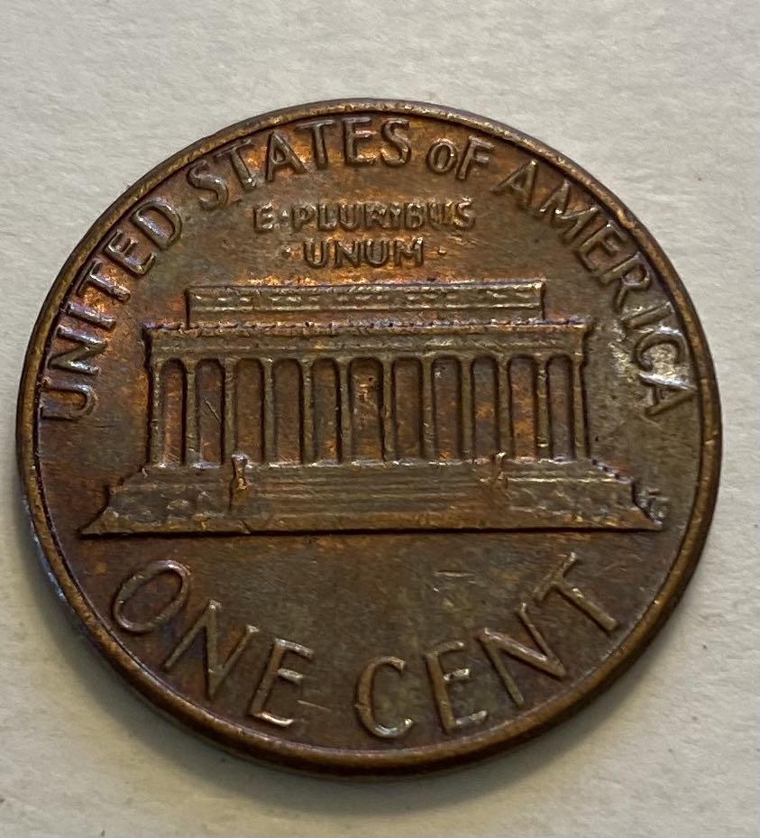 Penny Lincoln Memorial 1981  coin collectible - Main Image 2