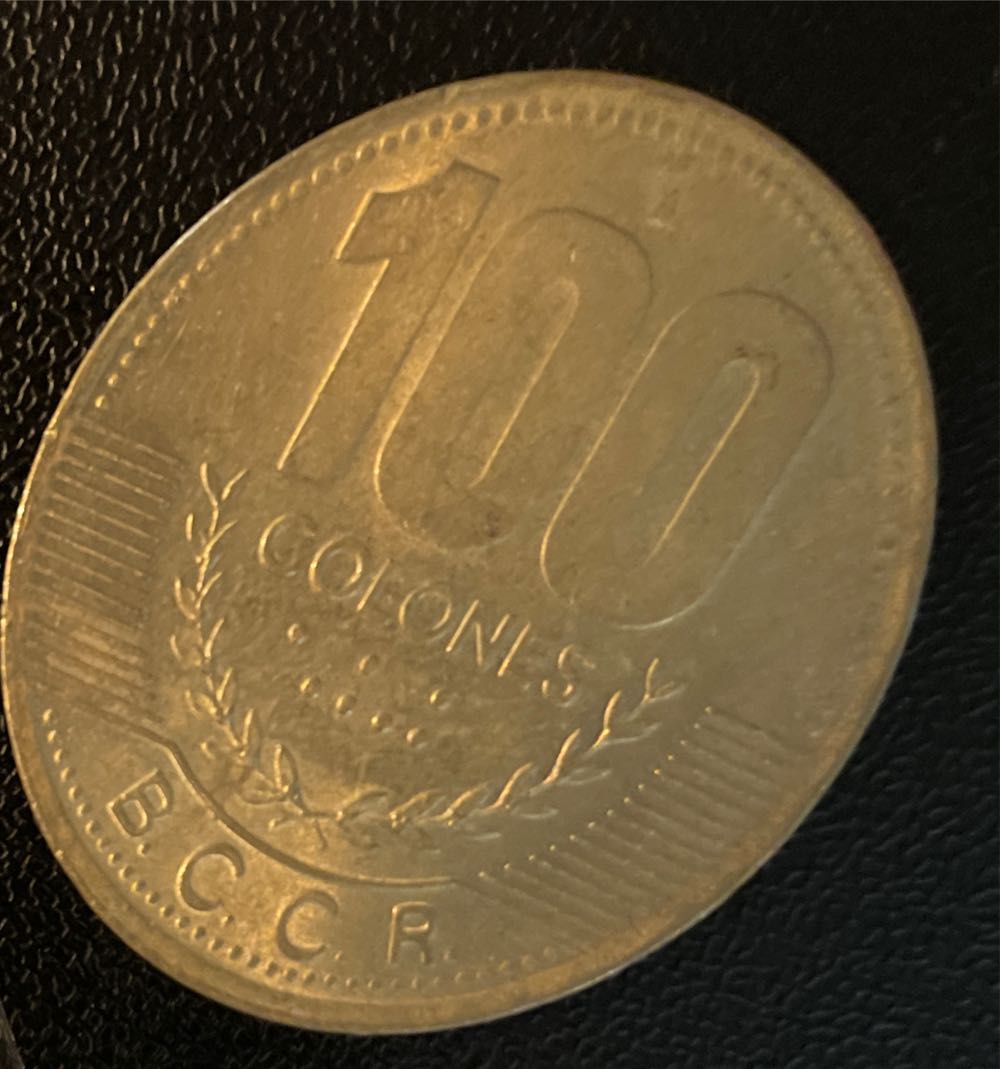 100 Colones  coin collectible - Main Image 2