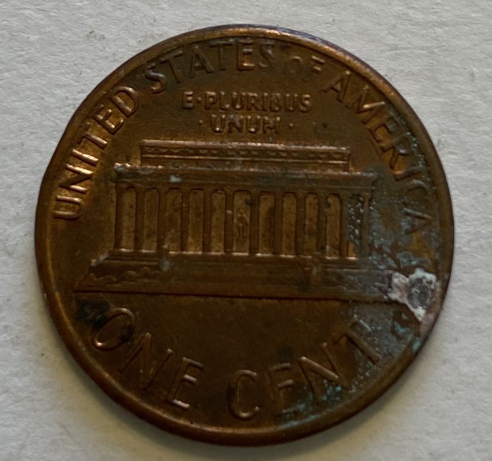 Penny Lincoln Memorial 1986  coin collectible - Main Image 2