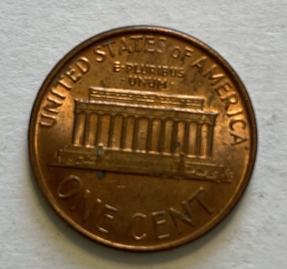 Penny Lincoln Memorial 1986 D  coin collectible - Main Image 2