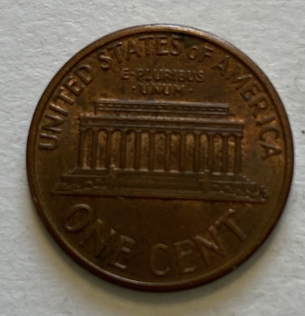 Penny Lincoln Memorial 1992  coin collectible - Main Image 2