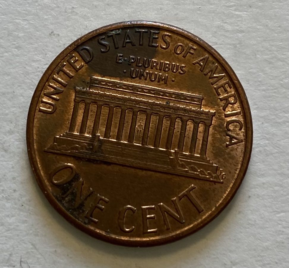 Penny Lincoln Memorial  coin collectible - Main Image 2