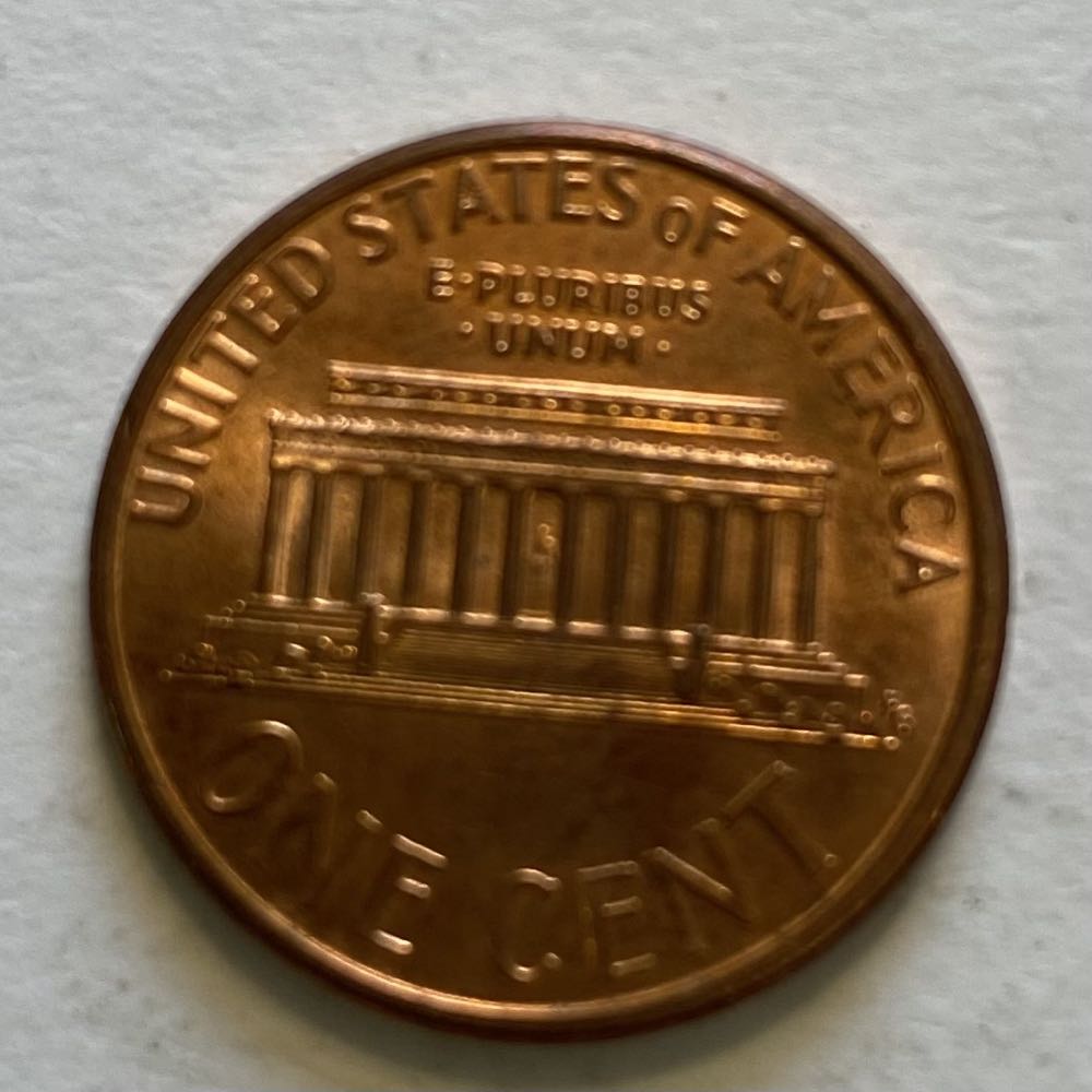 Penny Lincoln Memorial 1994 D  coin collectible - Main Image 2