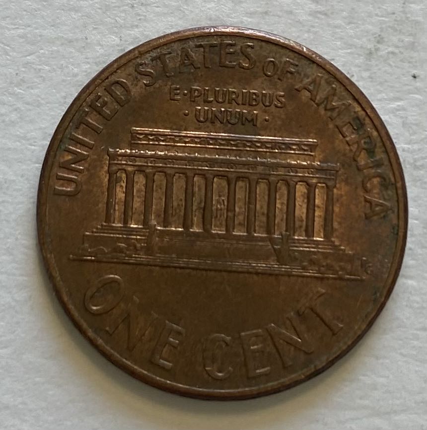 Penny Lincoln Memorial 2001 D  coin collectible - Main Image 2