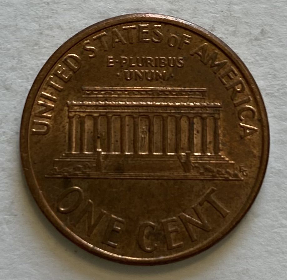 Penny Lincoln Memorial 1996  coin collectible - Main Image 2