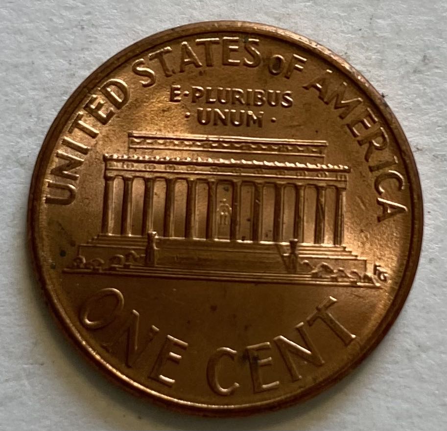 Penny Lincoln Memorial 2001  coin collectible - Main Image 2