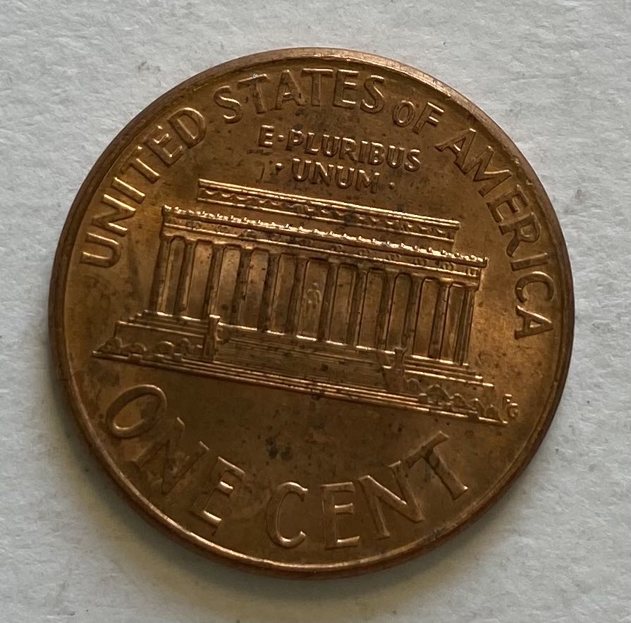 Penny Lincoln Memorial 2000 D  coin collectible - Main Image 2