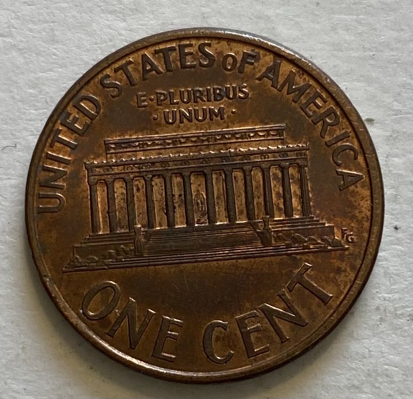 Penny Lincoln Memorial 1997  coin collectible - Main Image 2