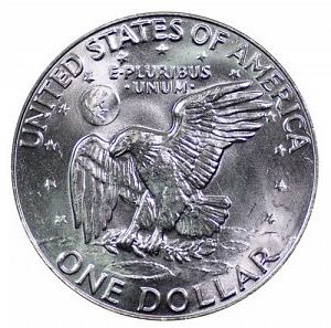 Eisenhower Dollar 1974 D  coin collectible - Main Image 2