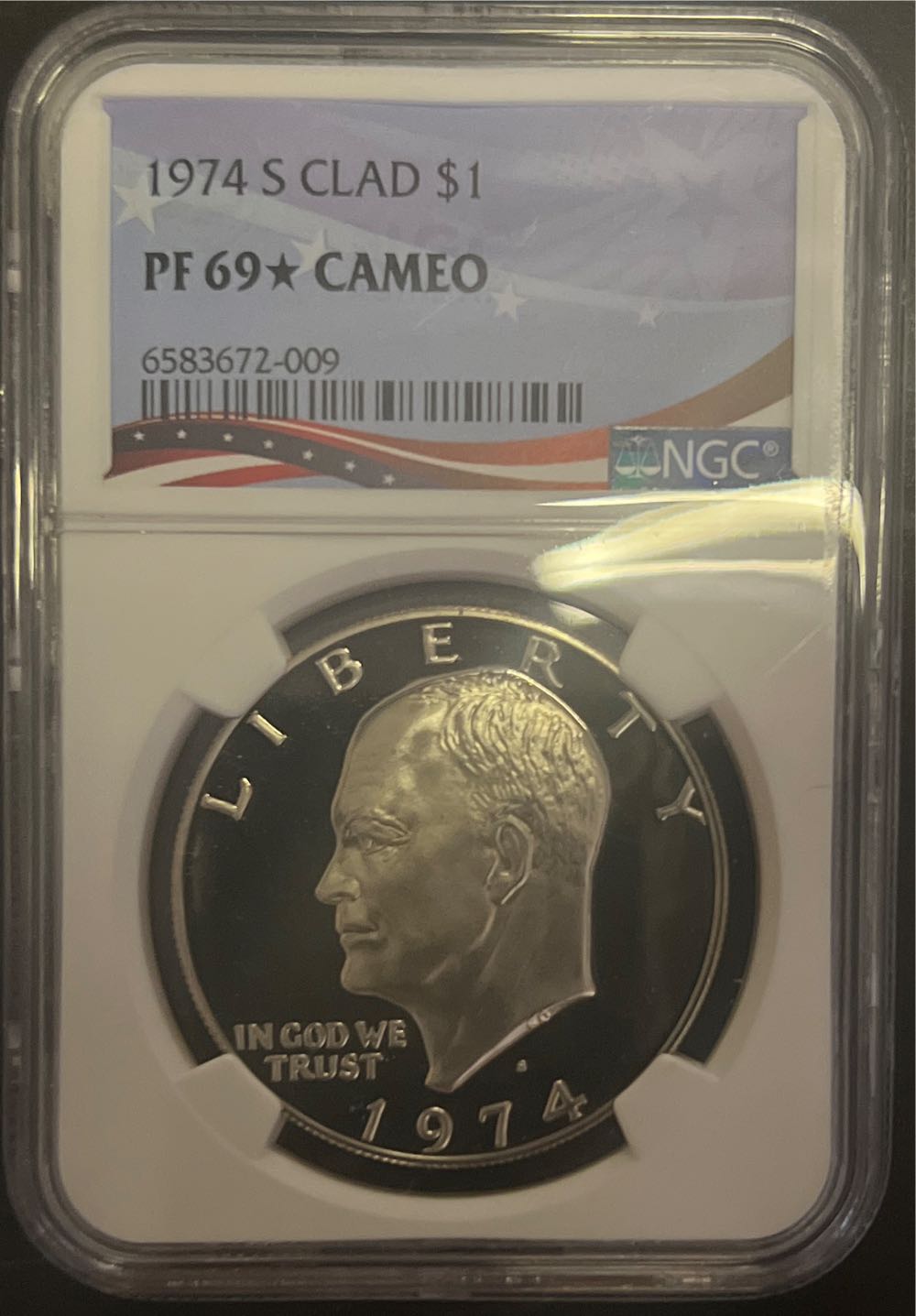 Eisenhower Dollar 1974 D  coin collectible - Main Image 3