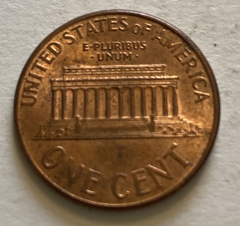 Penny Lincoln Memorial 2002 D  coin collectible - Main Image 2