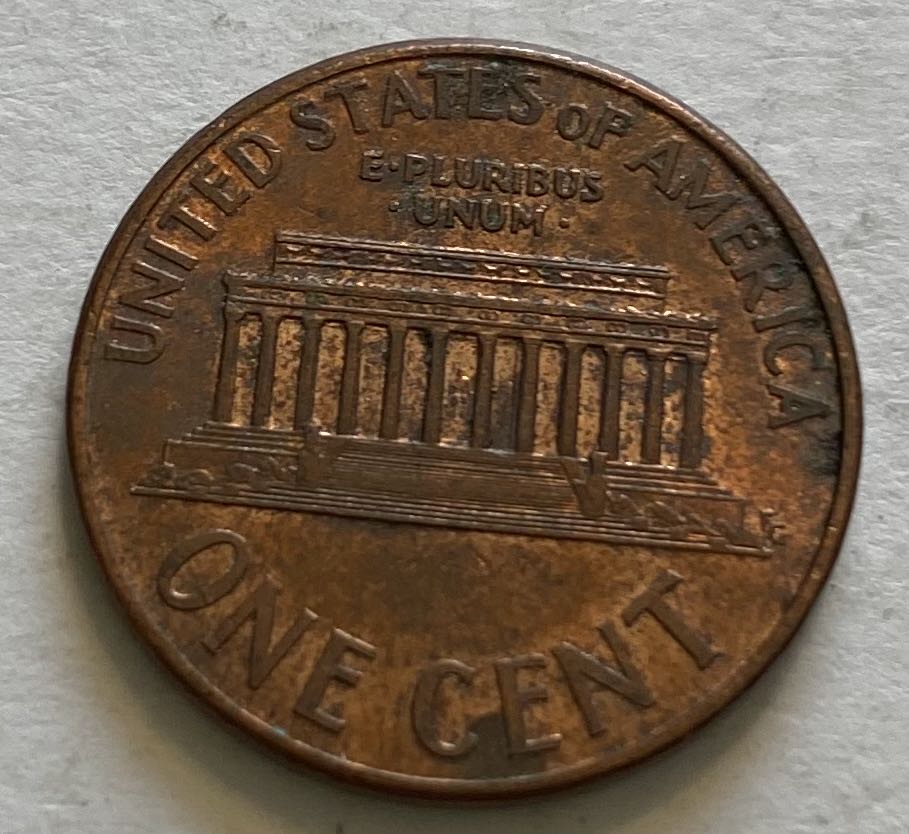 Penny Lincoln Memorial 1998 D  coin collectible - Main Image 2