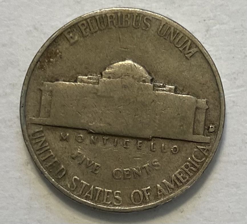 Nickel Jefferson 1946  coin collectible - Main Image 2