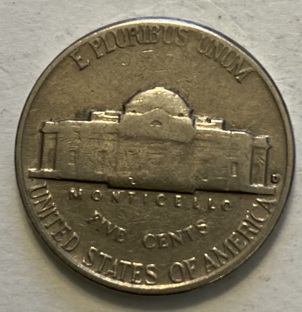 Nickel Jefferson 1963 D  coin collectible - Main Image 2