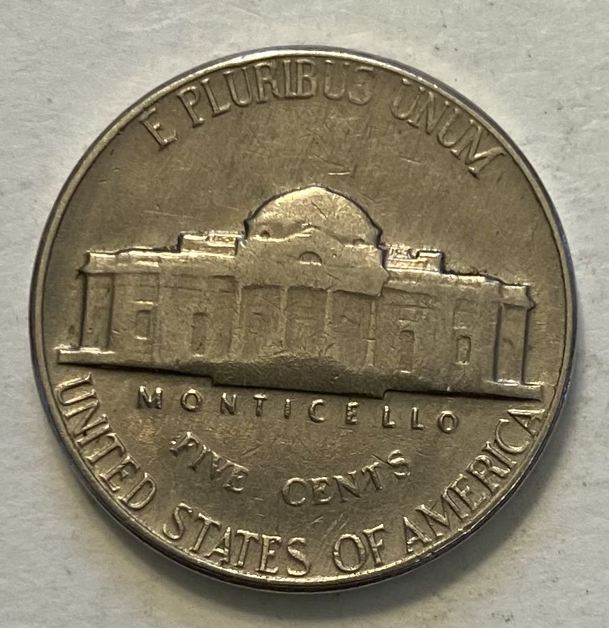 Nickel Jefferson 1965  coin collectible - Main Image 2