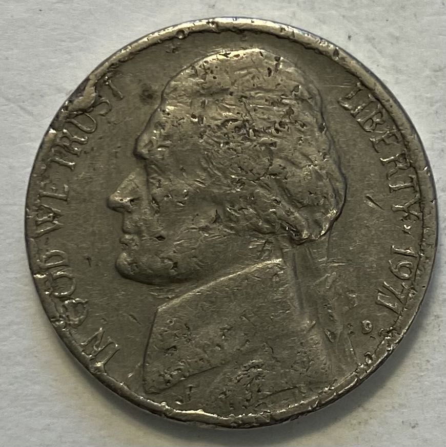 Nickel Jefferson 2017 D