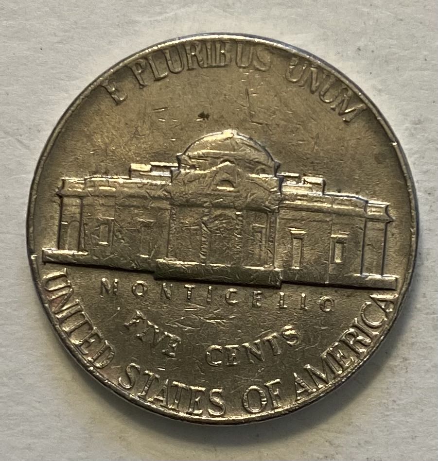 Nickel Jefferson 1976  coin collectible - Main Image 2