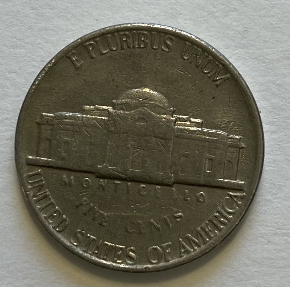 Nickel Jefferson 1981 P  coin collectible - Main Image 2