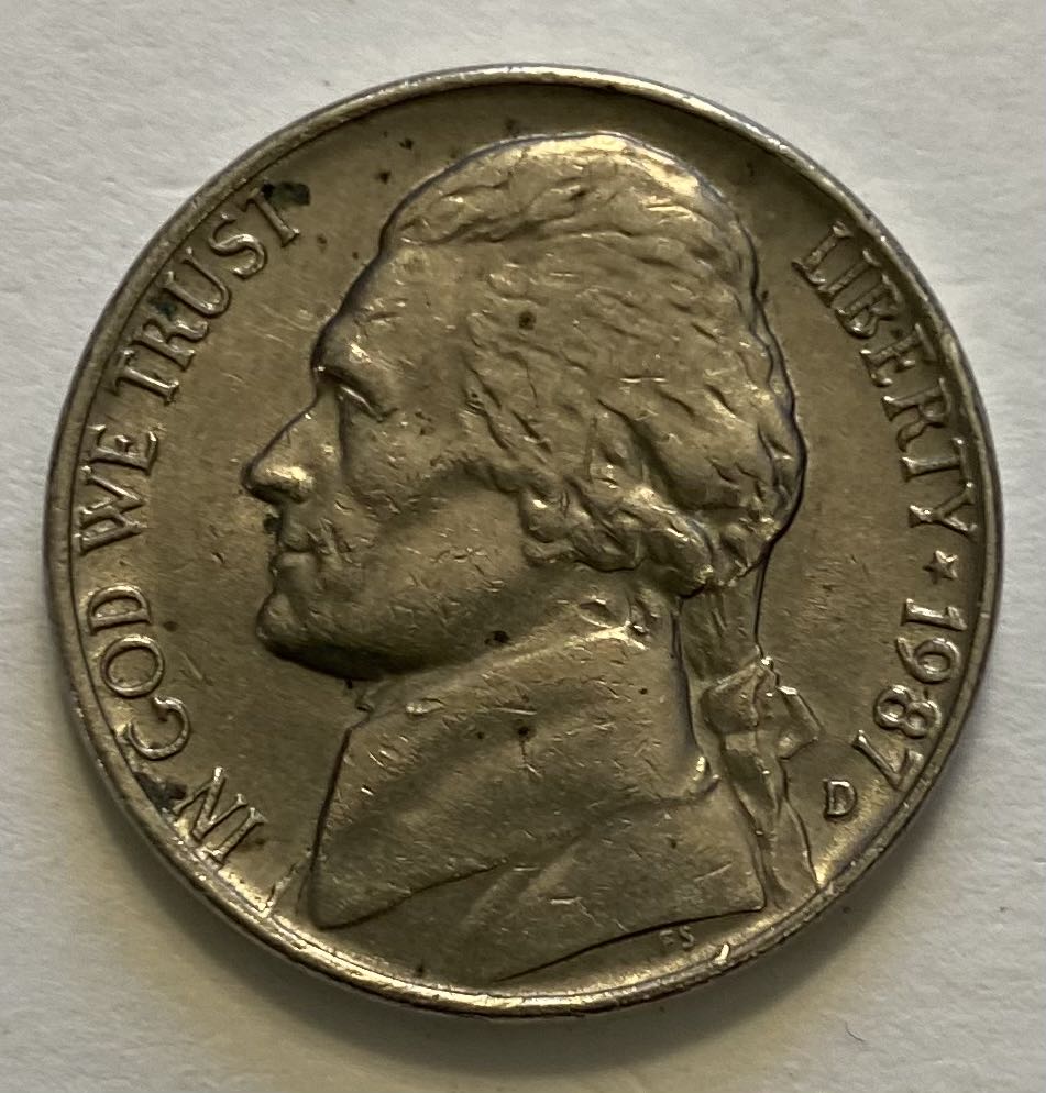 Nickel Jefferson 2017 D