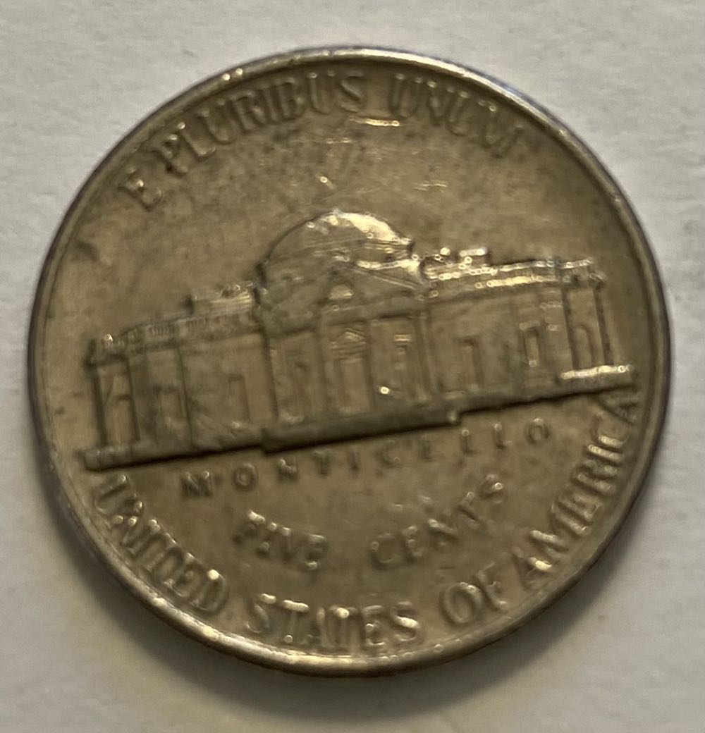 Nickel Jefferson 1984 D  coin collectible - Main Image 2