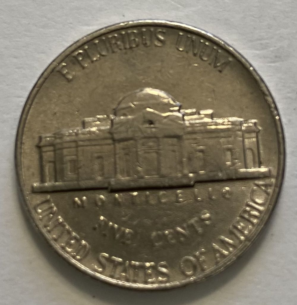 Nickel Jefferson 1991 P  coin collectible - Main Image 2