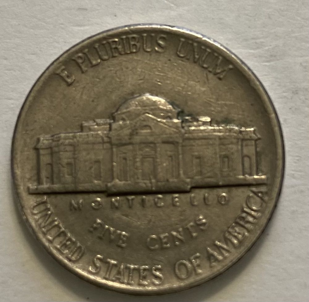 Nickel Jefferson 1986 P  coin collectible - Main Image 2