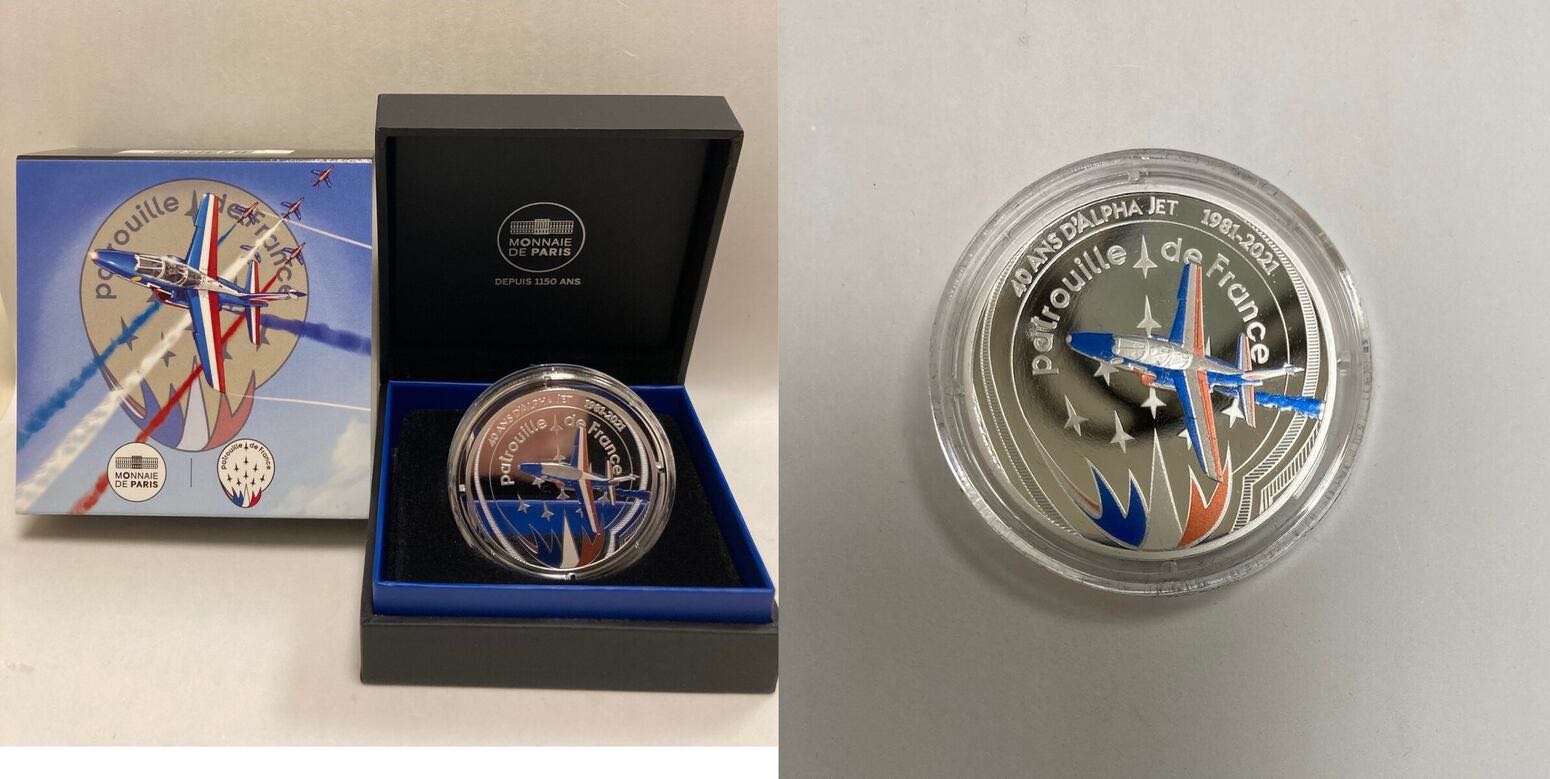 40 ans Alpha Jet  coin collectible - Main Image 3