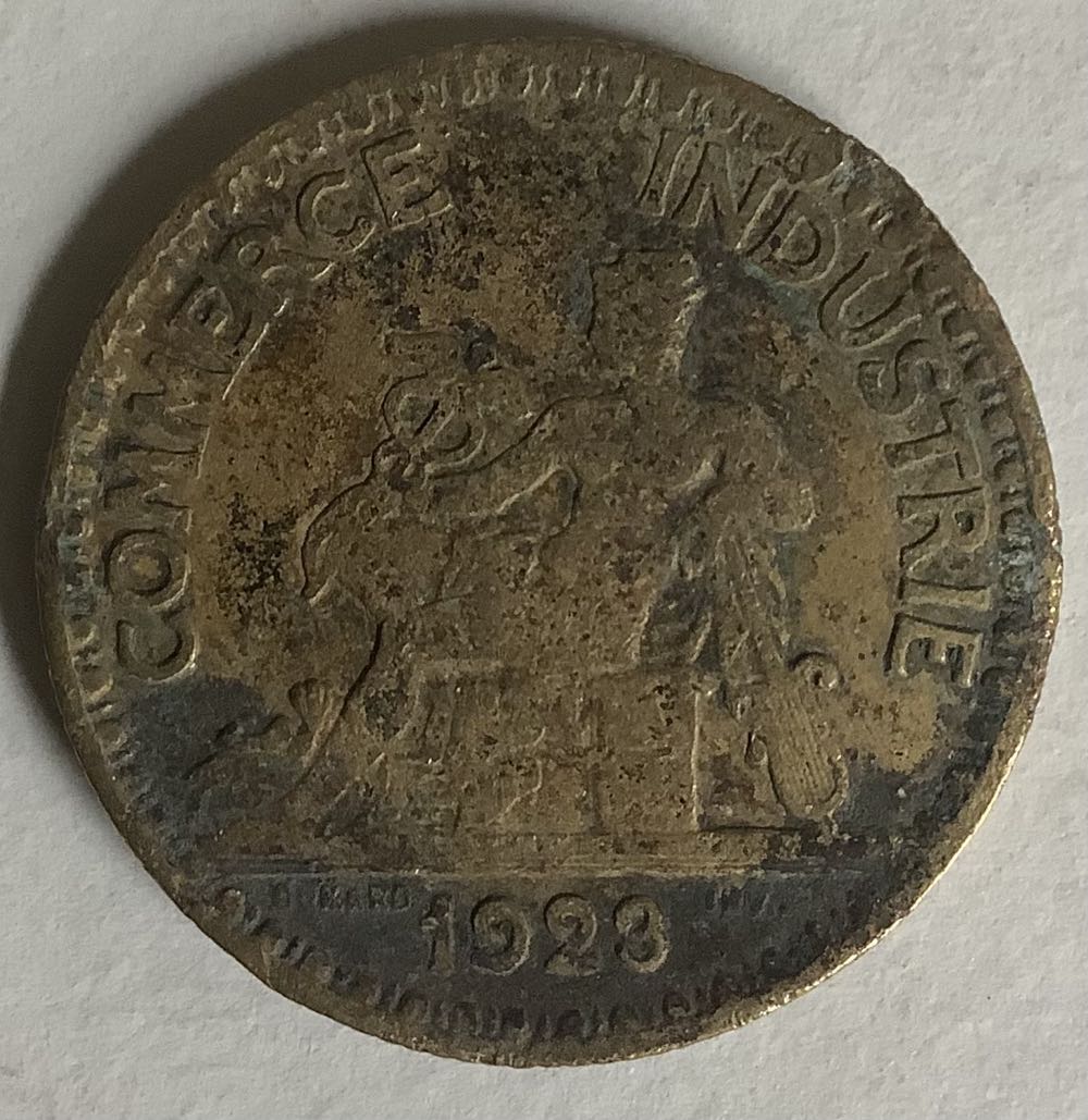 France 2 Francs 1923  coin collectible - Main Image 2