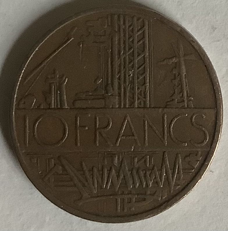 France 10 Francs 1976  coin collectible - Main Image 2