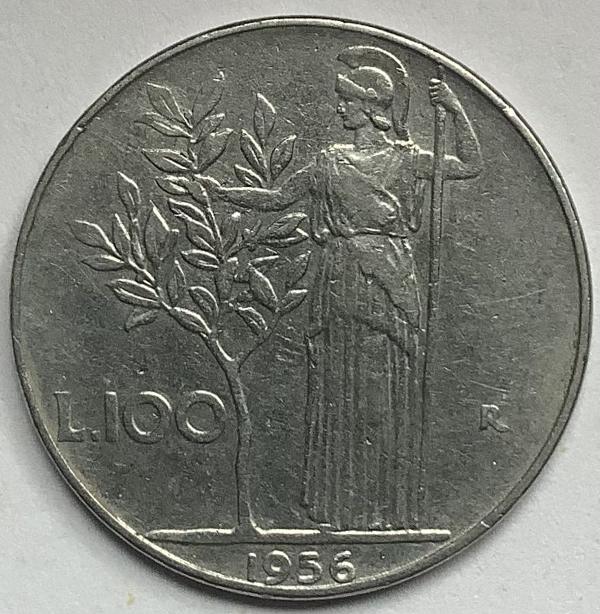Italy 100 Lire 1956  coin collectible - Main Image 1