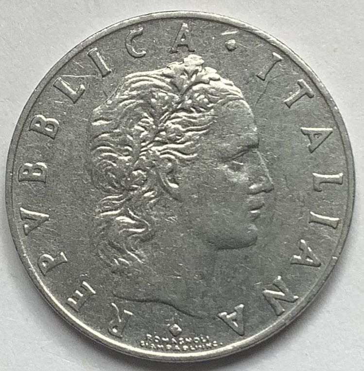 Italy 50 Lira 1959  coin collectible - Main Image 2
