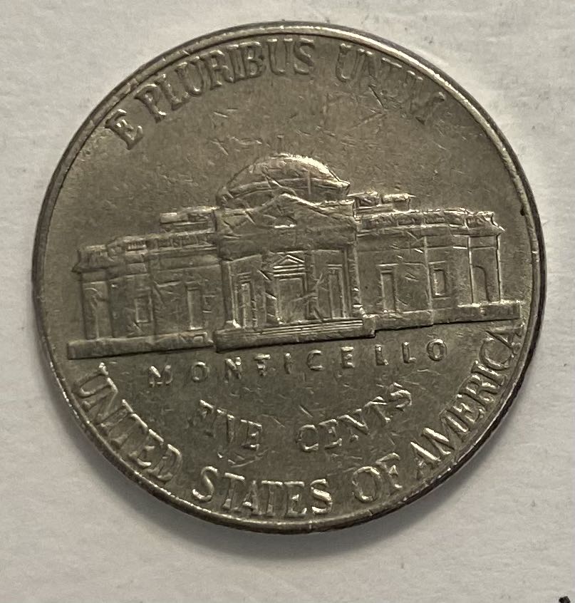 Nickel Jefferson 1998 D  coin collectible - Main Image 2