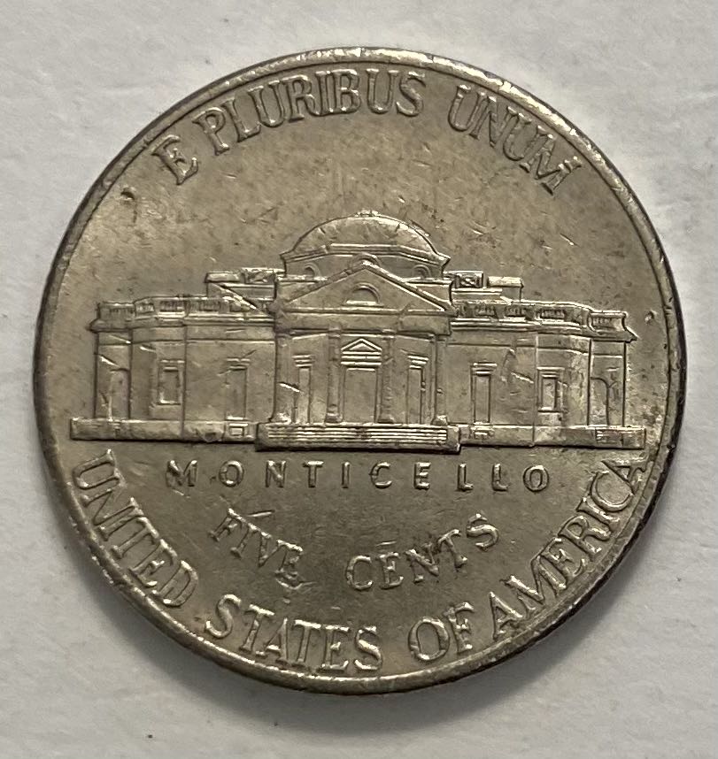 Nickel Jefferson 1999 P  coin collectible - Main Image 2