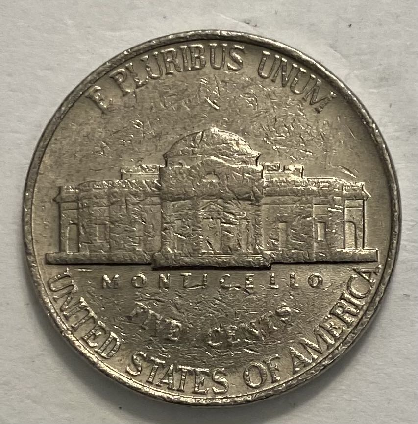 Nickel Jefferson 1995 D  coin collectible - Main Image 2
