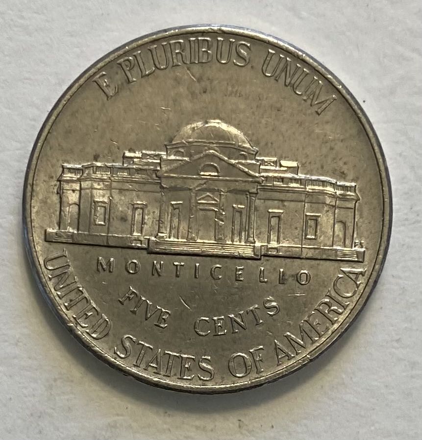 Nickel Jefferson 2008 P  coin collectible - Main Image 2