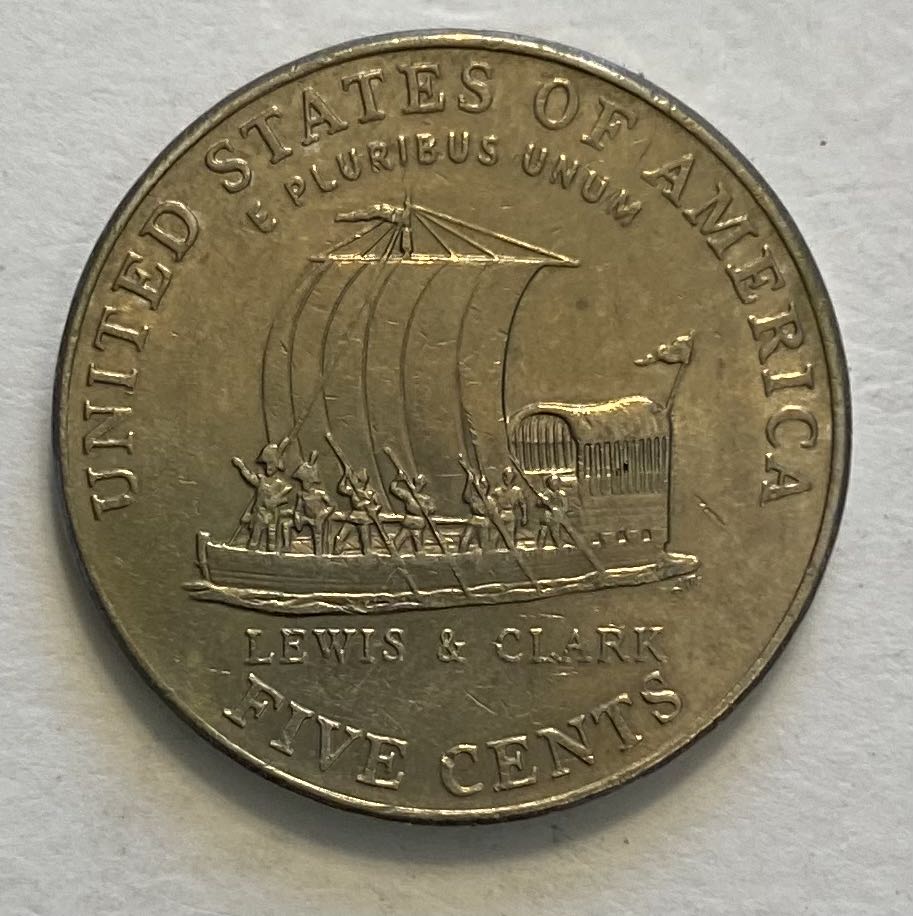 Nickel Jefferson 2004 D Keelboat  coin collectible - Main Image 2