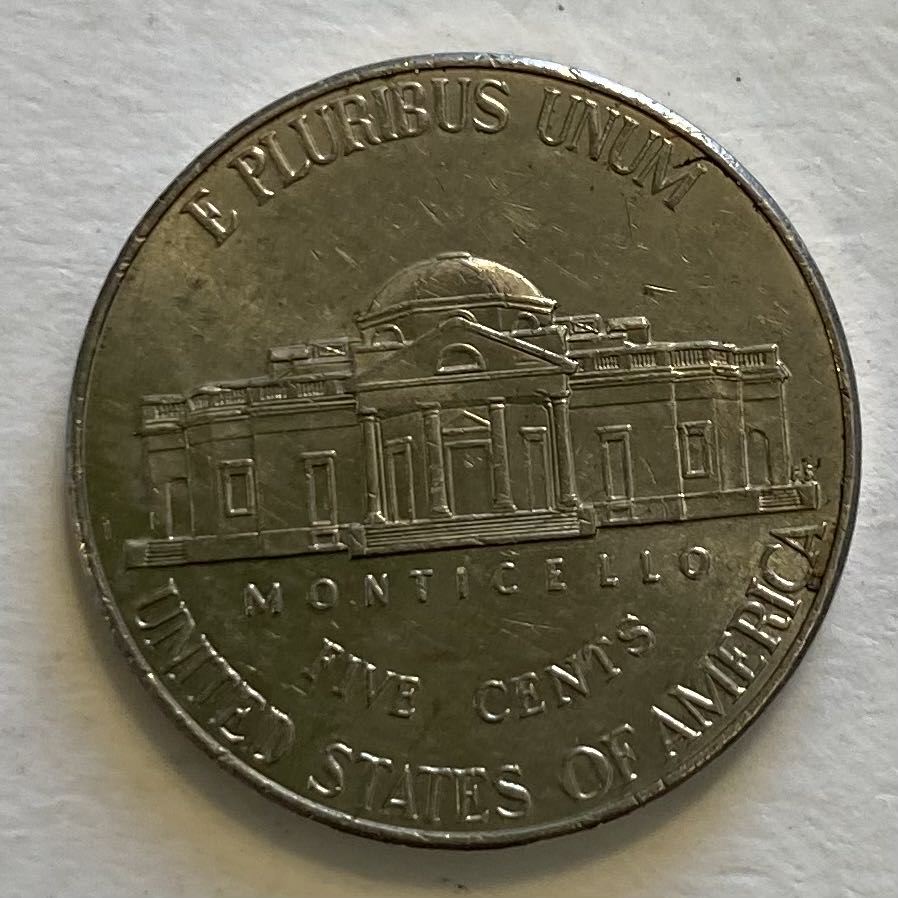 Nickel Jefferson 2016 D  coin collectible - Main Image 2